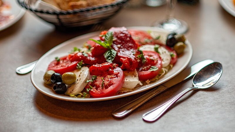 Fresh mozzarella salad